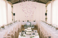 11 The wedding venue looked cool and effortlessly chic