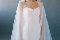 16 a sheer veil that doubles as a cape is needed – choose what you like more and wear it accordingly