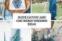 30 eye-catchy and chic indigo wedding ideas cover