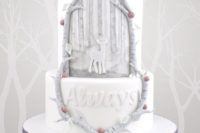 31 patronum wedding cake is a cute and unusual idea