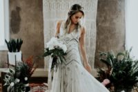 01 This boho industrial wedding shoot is full of gorgeous details, textures and chemistry between the real couple in the shoot