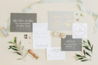 01 This neutral stationery suite was made especially for an organic modern wedding shoot