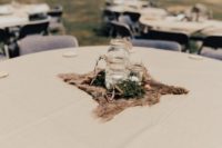 rustic wedding table centerpiece