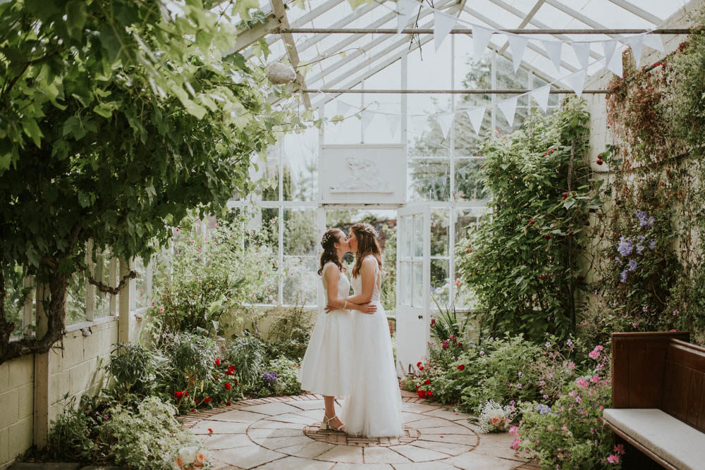 These beautiful brides wanted a rustic and festival themed wedding with a relaxed vibe