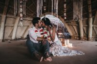 01 This boho chic wedding shoot was done with Indie and gypsy vibes, it was wild and 100% eco-friendly and sustainable