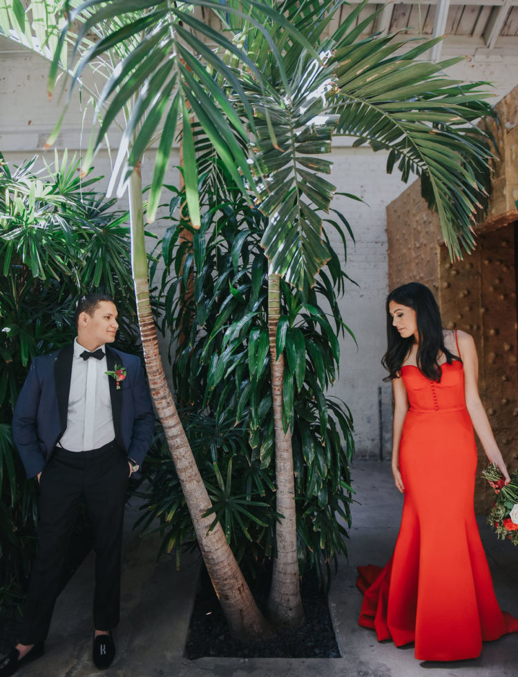 Vibrant Coastal Wedding With A Bride In Fiery Red