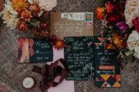 bold and moody stationary suite