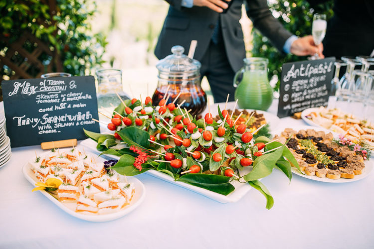 Delicious Italian food was one of the important parts of the wedding, which took 3 days