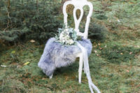 18 such a icy blue faux fur coverup will be a nice choice for a winter bride