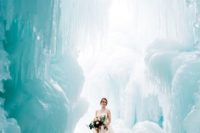 22 go for an ice cave ceremony – what can be more icy than real ice,plus it’s a very spectacular place