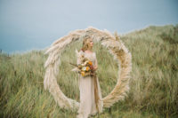 01 This gorgeous wedding shoot is filled with earthy tones and sea breeze coming from the coast