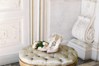03 Have a look at these gorgeous blush embellished wedding shoes