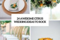24 awesome citrus wedding ideas to rock cover