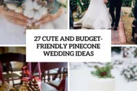 27 cute and budget-friendly pinecone wedidng ideas cover