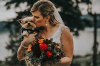 01 This cozy fall wedding showed how to pull off a rustic theme at its best