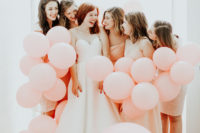 01 This gorgeous wedding was fun, party-styled and with touches of peachy pink and red