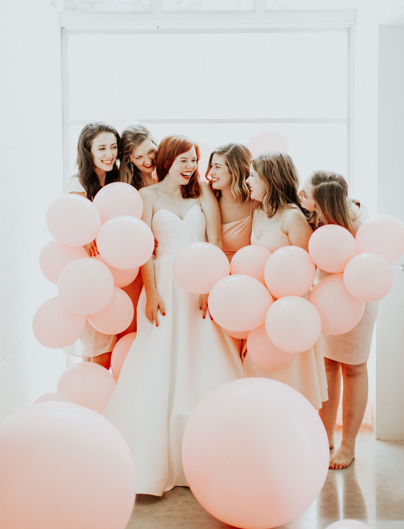 This gorgeous wedding was fun, party styled and with touches of peachy pink and red