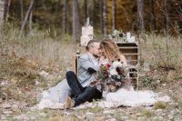08 This shoot is a great source of inspiration for those who want to elope to a forest