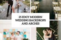 25 edgy modern wedding backdrops and arches cover
