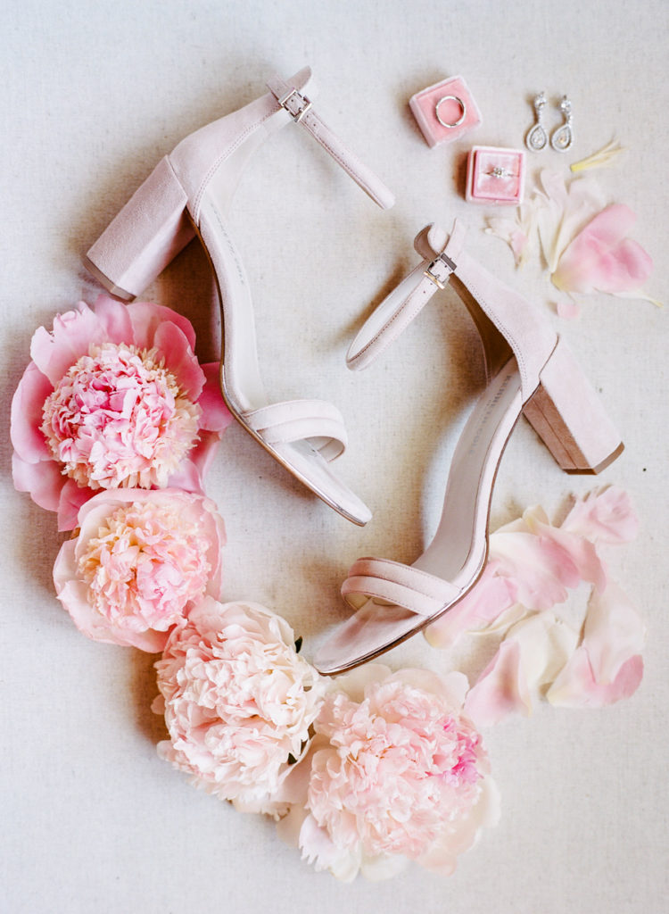 This Malibu wedding was filled with pink and blush blooms and various cute pink details
