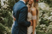 01 This gorgeous rustic boho wedding took place in nature, at Wellspring Spa and Retreat