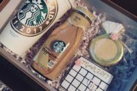 04 a cute kit of a coffee cup, a frapuccino bottle and a couple of cookies