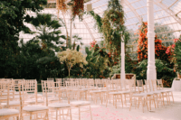 07 The ceremony took place in a botanical greenhouse