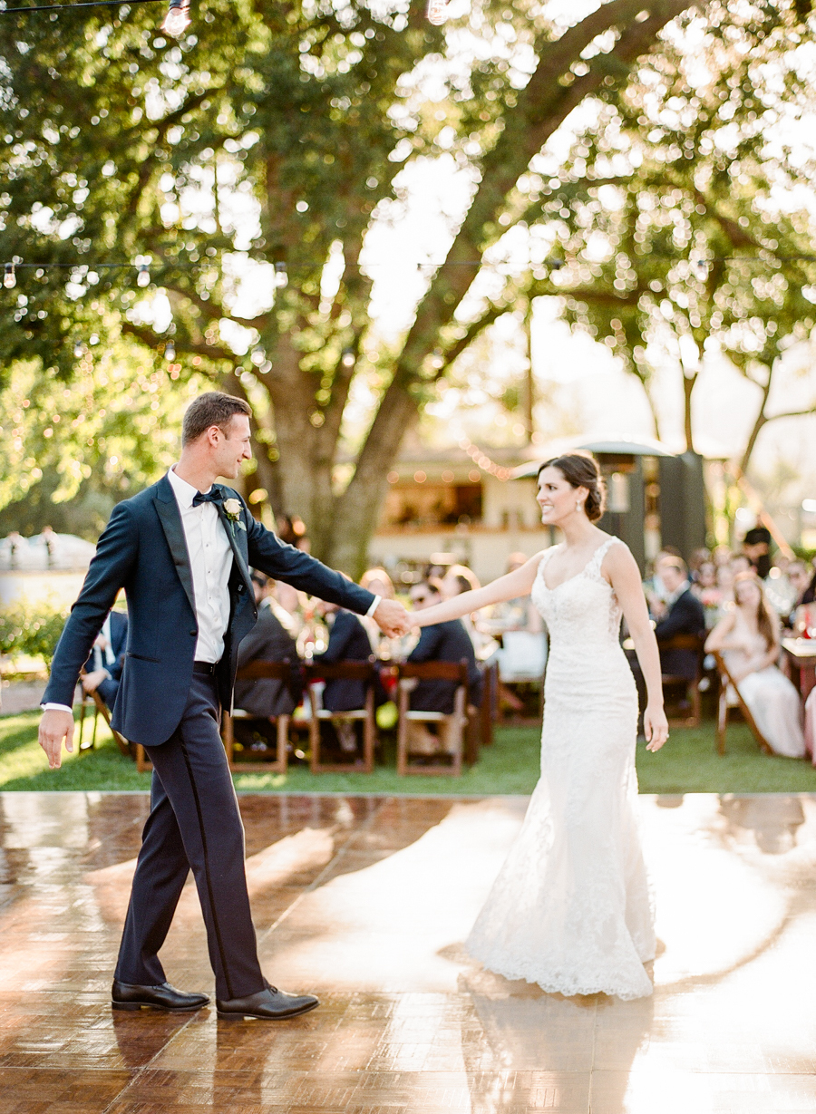 The wedding was filled with elegance and timeless chic