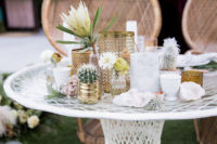 cacti wedding table decor