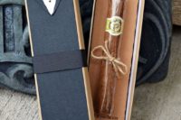 15 a tuxedo box with a cigar is a great idea to pop up the question for your box