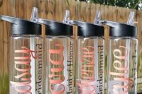 16 give your bridesmaids customized tumblers to use them while planning