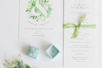 01 This beautiful wedding shoot was inspired by this stationery suite and spring itself