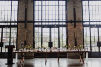 07 The venue was industrial, filled with natural light and decorated with florals
