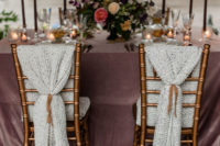 10 The chairs were covered with knits to make the space cozier