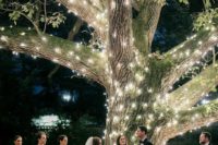 outdoor wedding backdrop lights