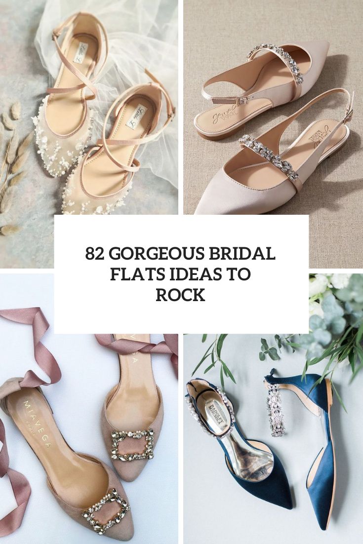 82 Gorgeous Bridal Flats Ideas To Rock cover