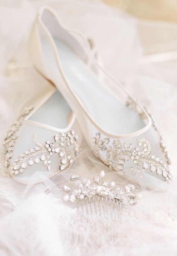 82 Gorgeous Bridal Flats Ideas To Rock - Weddingomania