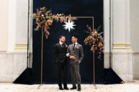 01 This amazing wedding shoot is dedicated to a popular wedding theme – celestial theme, and ways to pull it off for a masculine wedding