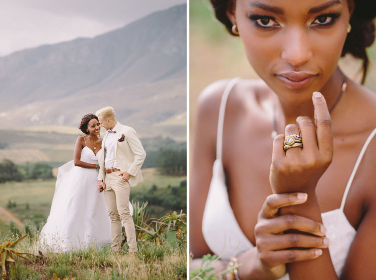 Look at that ring, it was made for the shoot to add African influence to the look