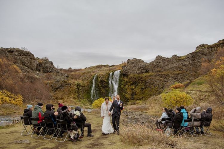 This is how Iceland looks in the fall, isn't it a beautiful wedding backdrop