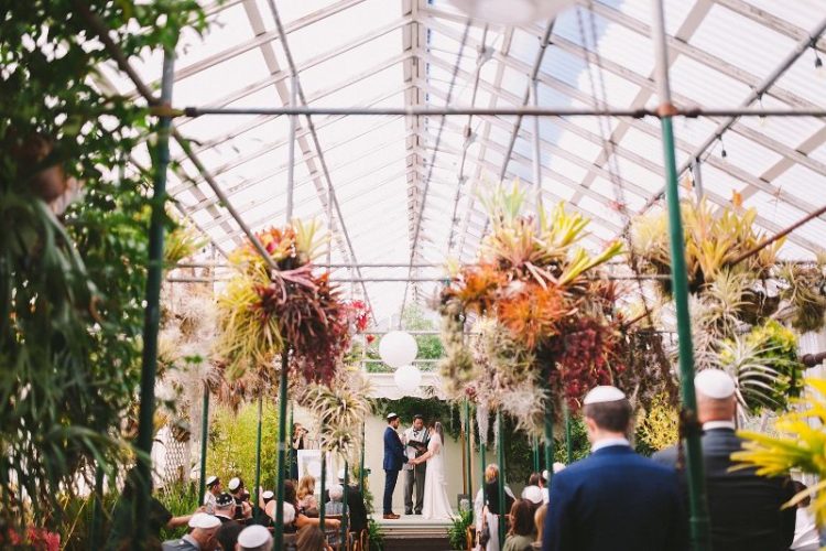 The greenhouse didn't require additional decor as it was lush and blooming itself