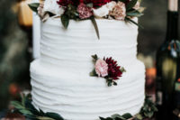 simple yet stylish buttercream wedding cake