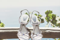 glam bride’s sandals