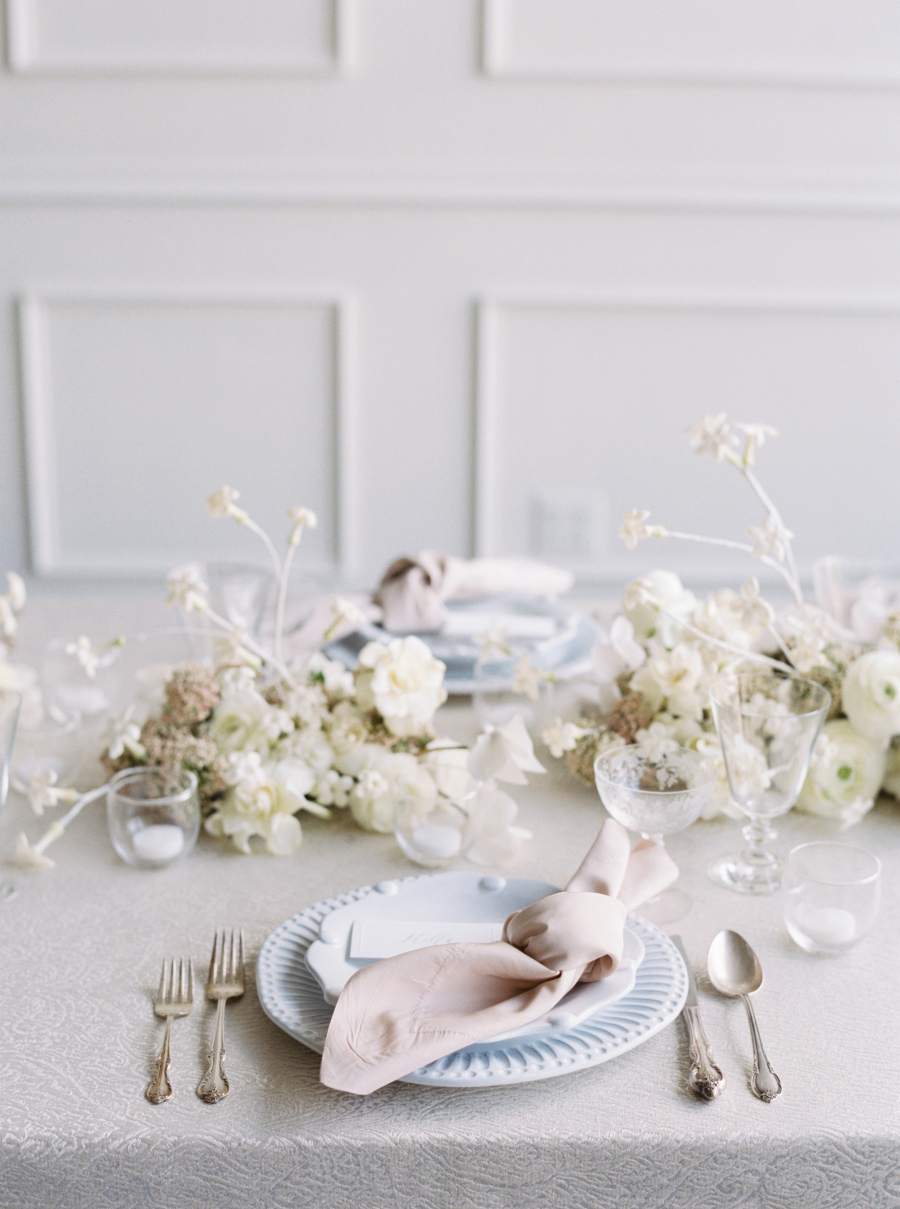 The tablescape was a perfect mix of refined classics and modern touches