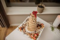 11 Kransakaka is a traditional Icelandic wedding cake, which was served at the reception