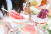 20 serve prosecco and popsicles to keep the girls cool and comfy if it’s hot outside or just spoil them with these tasty treats