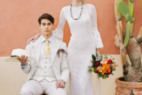 01 This wedding shoot was inspired by Frida Kahlo and took place on the Amalfi Coast