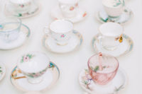 12 Teacups, which were used to serve soup, were heirloom ones