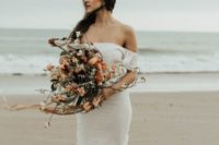 coastal wedding bride
