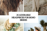 25 adorable headpieces for boho brides cover